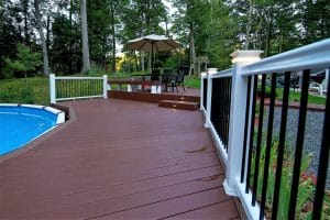 view of deck remodel