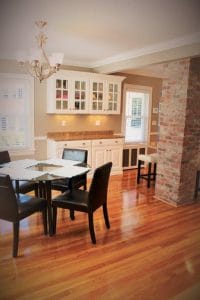Remodeled open space dining room - general contractors atkinson nh