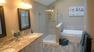 Bathroom after renovation - general contractors pelham nh