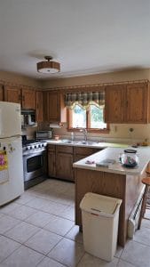before view of kitchen in Hampstead NH