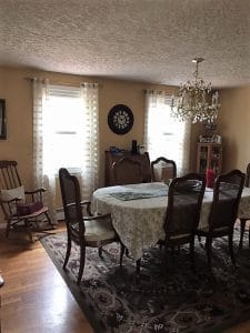before dinning room remodel