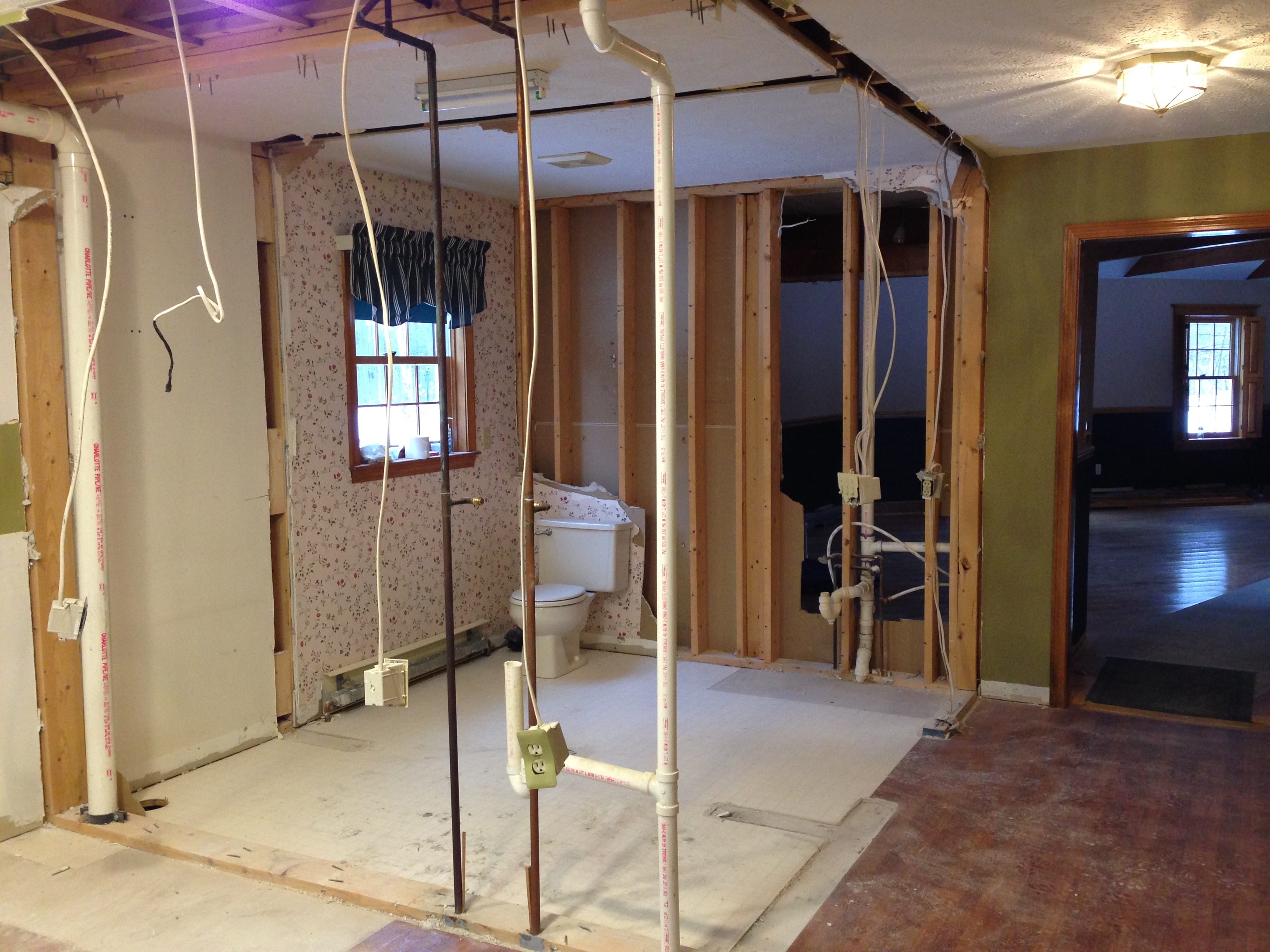 Bathroom before remodeling - in law apartment additions salem nh