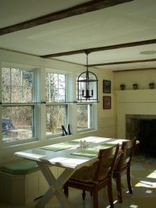 Dining table after remodeling - home additions pelham nh