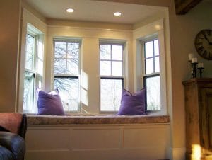 Reading nook after renovation - home additions pelham nh