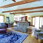 Open space living room after remodeling - in law apartment additions atkinson nh