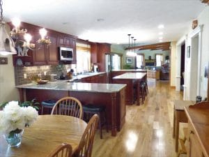 Kitchen after remodeling - in law apartment additions windham nh
