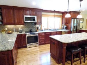 Kitchen after remodeling - in law apartment additions salem nh