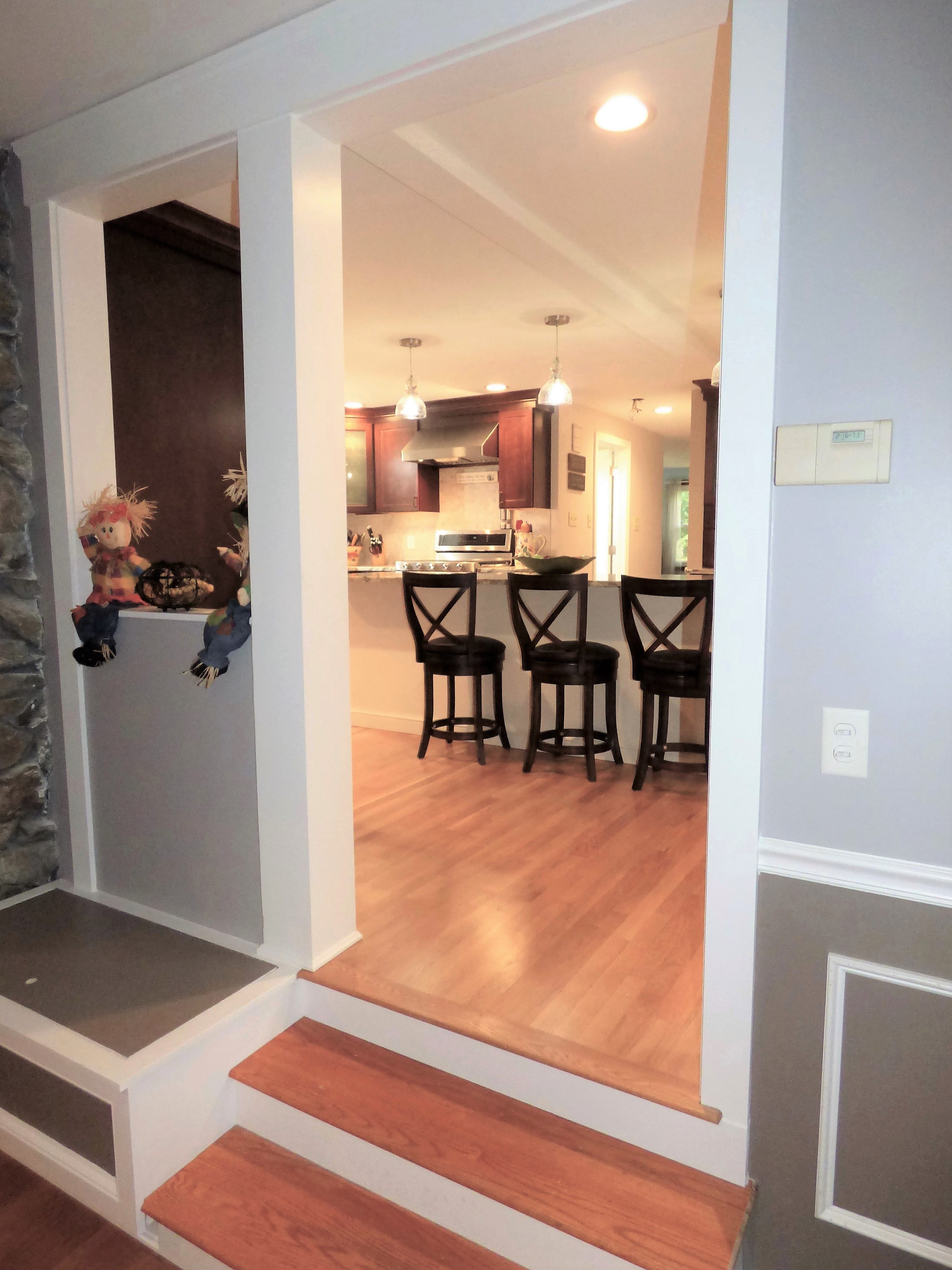 view of new kitchen entry