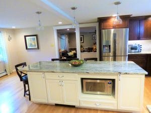 New counter top installation