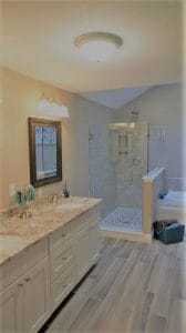Remodeled bathroom - home additions auburn nh