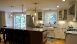 Remodeled kitchen - kitchen renovations pelham nh