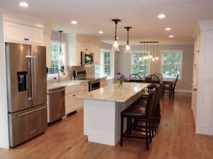Renovated kitchen - kitchen renovations atkinson nh