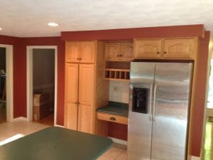 Before view of a kitchen in Derry NH
