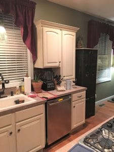 before view of kitchen