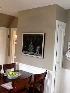 before view in dinning room