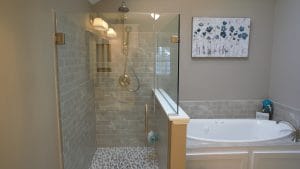 Beautiful bathroom remodel in Derry NH