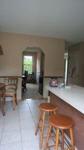 before open concept remodel