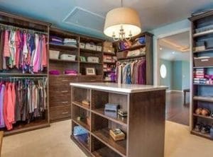 Walk-in closet remodel in master suite