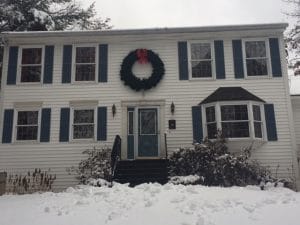 Close view of home remodel in Hampstead NH