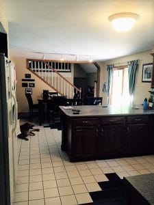 before view of kitchen in Hampstead NH