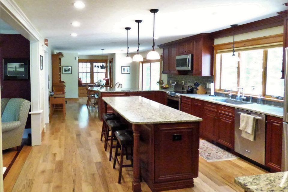 After view of kitchen in Southern NH