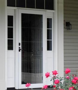 Delux front door installation in Hampstead NH