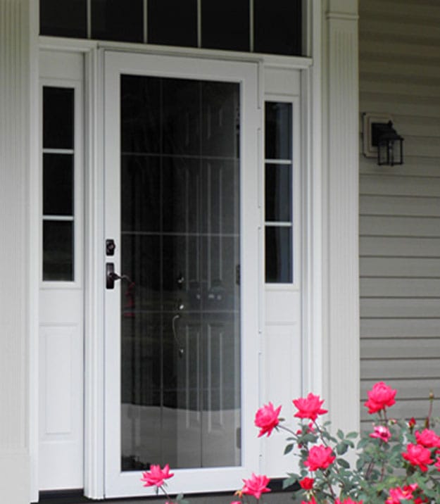 Delux front door installation in Hampstead NH