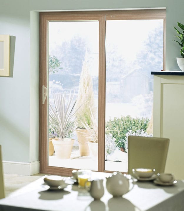 Sliding door installation in Southern NH