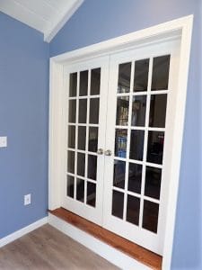 French doors installed in a home in Derry NH