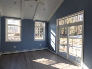 Sliding door installation in Southern NH