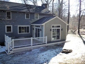 New deck addition in Portsmouth NH
