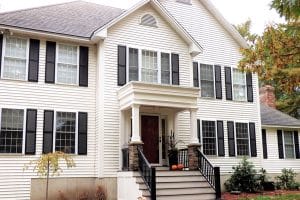 Renovated exterior entrance - general contractors salem nh