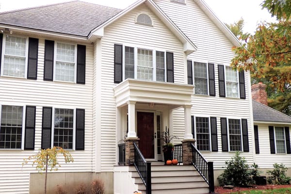 Renovated exterior entrance - general contractors salem nh