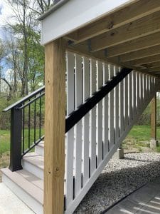 Staircase after remodeling - general contractors atkinson nh
