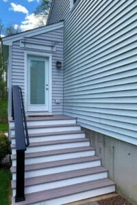Remodeled exterior stairs - general contractors atkinson nh