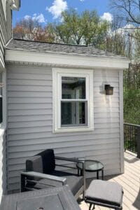 Exterior deck after remodeling - general contractors pelham nh