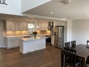view of an entire kitchen renovations in Bedford NH