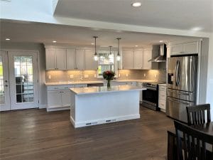 after photo of kitchen renovations in Bedford NH