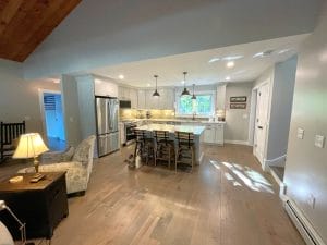 Remodeled open space kitchen - general contractors auburn nh