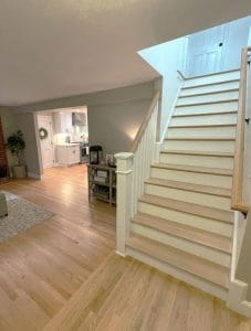 Renovated stairs and entrance - in law apartment additions atkinson nh
