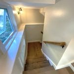 Remodeled wooden staircase - general contractors auburn nh