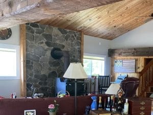 Open space living room before remodeling - home additions windham nh