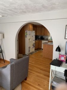 Kitchen entrance before remodeling - kitchen renovations pelham nh