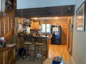 Kitchen before remodeling - home additions atkinson nh