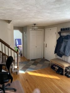 Entrance before remodeling - home additions windham nh