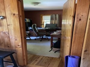 Before Office converted to bath - home additions salem nh