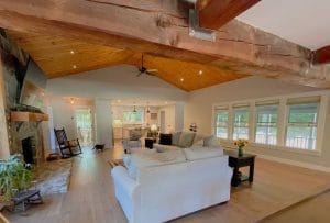 Open Concept Kitchen Dining Living - in law apartment additions salem nh