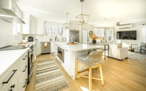 Remodeled kitchen - home additions auburn nh