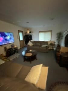 Family room before remodeling - home additions windham nh