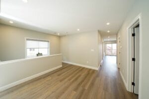 Remodeled hallway - home additions salem nh
